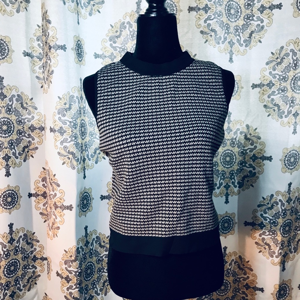 ANN TAYLOR NWOT Striped Work Professional Blouse - Picture 1 of 8